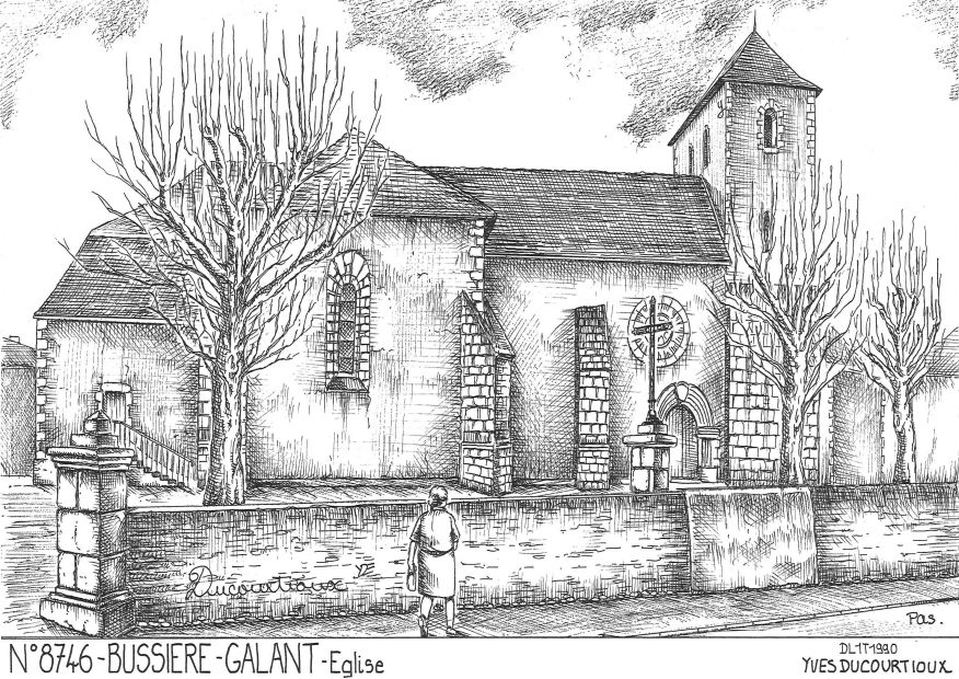 N 87046 - BUSSIERE GALANT - église